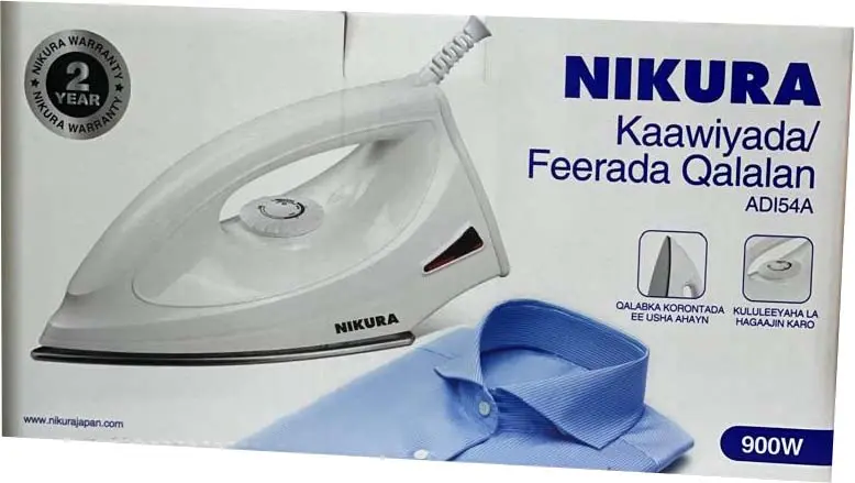 Nikura  AD154A Dry Iron 900w