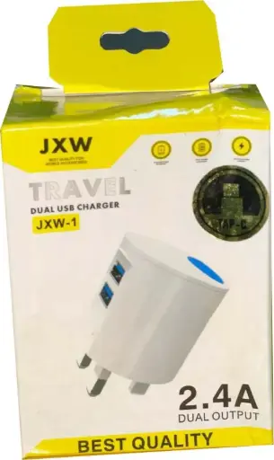 JXW travel dual usb charger