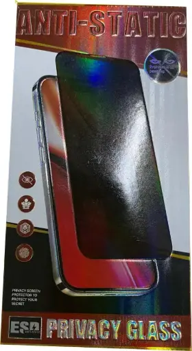 Anti-static privacy glass